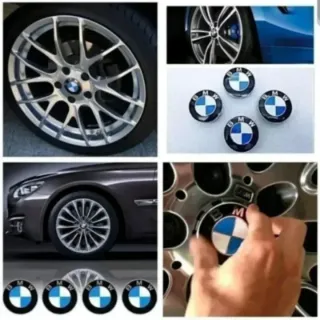 4 TAPABUJES RUEDA LLANTA UNIVERSAL BMW 36136783536