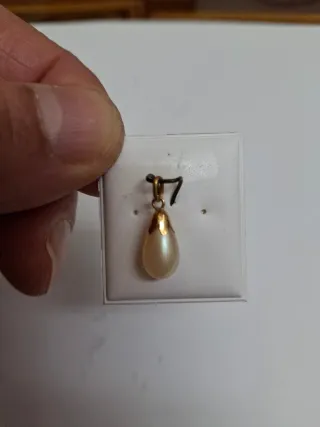Colgante Oro 18K y Perla