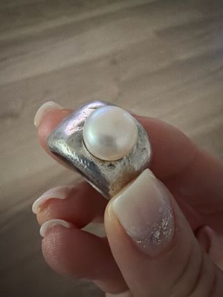 Anillo Tous Plata Perla