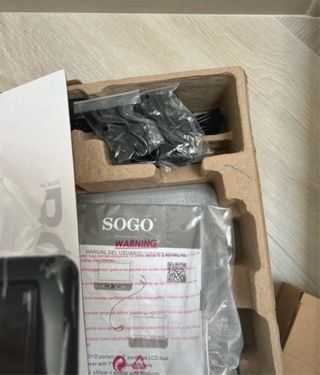 Reproductor DVD Portátil SOGO 7 Dual Screen