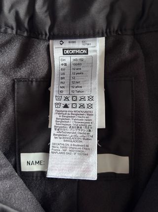 Pantalón de esquí infantil Wedze