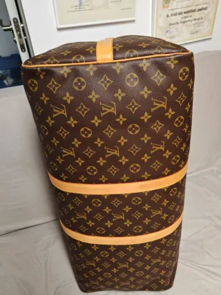 Louis Vuitton Keepall 60 Bandolera Marrón