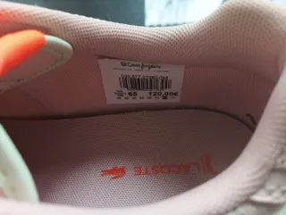 Zapatillas Lacoste Mujer Rosa y Verde