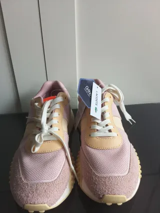 Zapatillas Lacoste Mujer Rosa y Verde