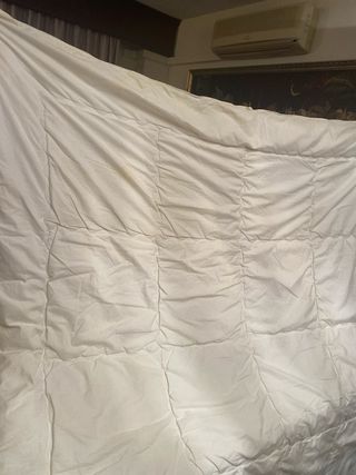 Edredón blanco 105cm