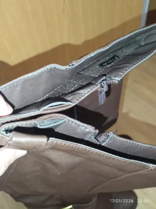 Botas de tacón marrones