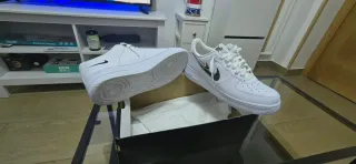 Nike Air Force 1 Naranja Blanco