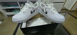 Nike Air Force 1 Naranja Blanco