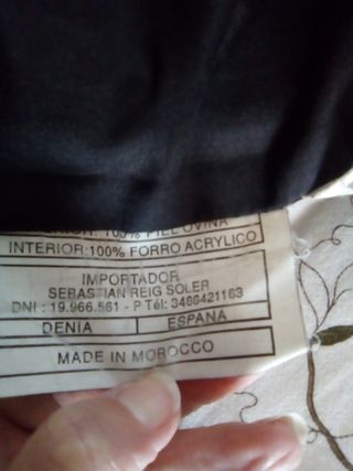 PANTALÓN CUERO AUTÉNTICO