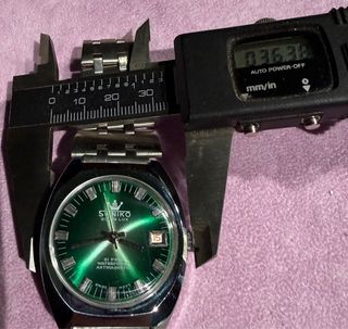 Reloj Suniko maquina Suiza Verde/Plateado