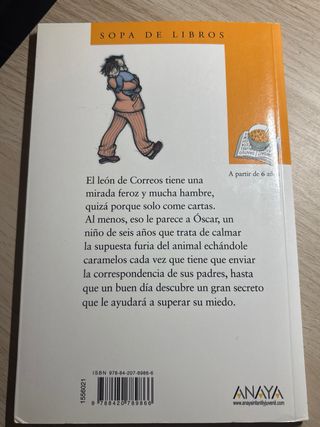 Óscar y el león de Correos (Sopa De Libros, 21)...