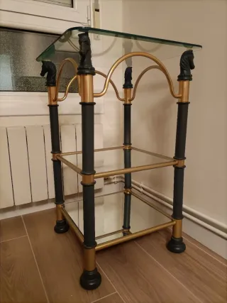 Conjunto 2 mesas para salón (central y auxiliar)