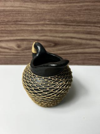 Conjunto de cerámica artesanal – jarra y cuenco