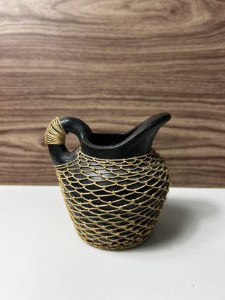 Conjunto de cerámica artesanal – jarra y cuenco