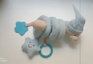 Sonajero Peluche Oso Dormilón Azul