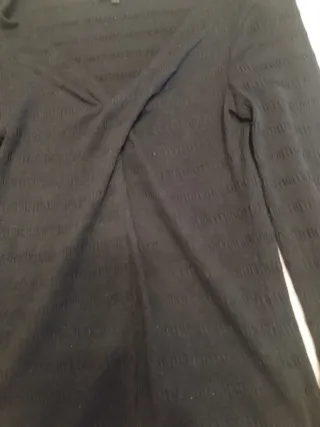 Top manga larga Salsa negro