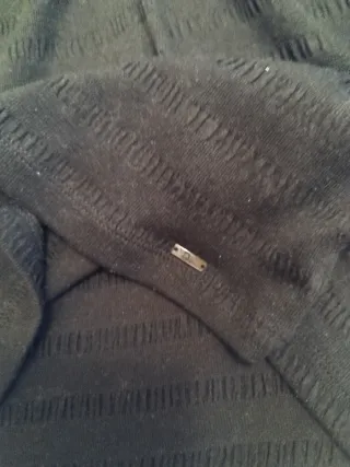 Top manga larga Salsa negro