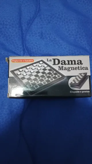 Dama Magnetica Gioco da Tavolo Pieghevole