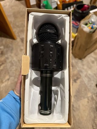 Micrófono Karaoke Negro sin marca