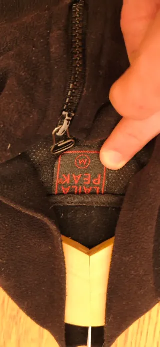 Chaleco polar paravientos negro