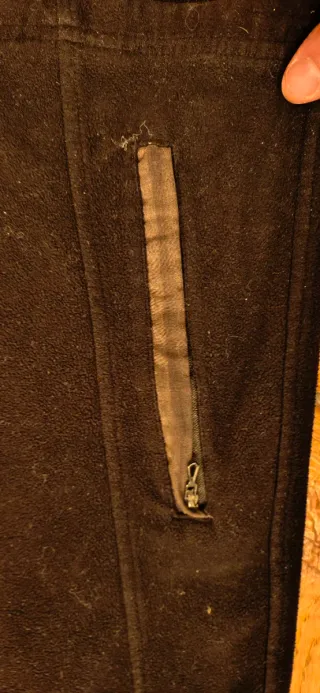 Chaleco polar paravientos negro