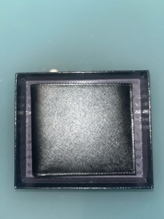 Cartera Prada Negra Original Nueva + caja