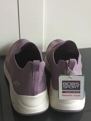 Zapatillas Skechers Bobs Sport Moradas