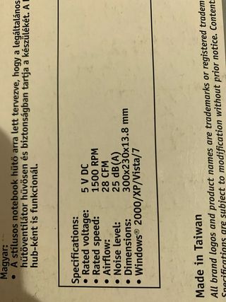 Enfriador Portátil König Electronic 4 USB