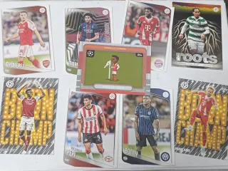 Lote 14 cartas fútbol Topps UCC flagship 25/26