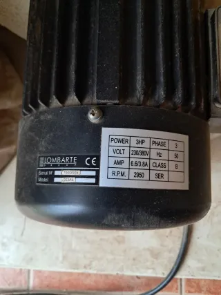 Aspirador de viruta Lombarte