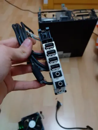 Panel Frontal USB/Audio + Ventilador Foxconn Dell