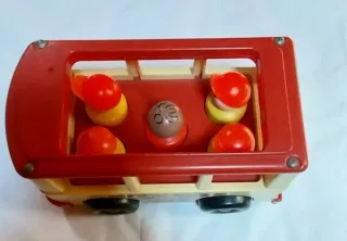 Mini Bus Fisher Price Antigo