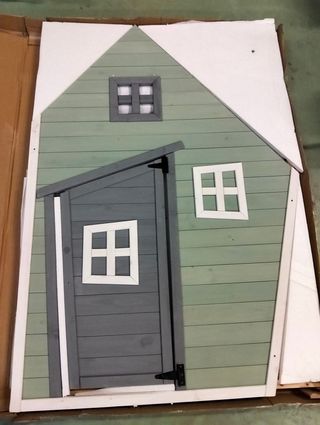 Casita infantil de madera Fantasy verde