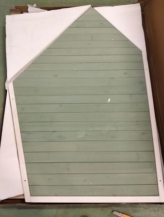 Casita infantil de madera Fantasy verde