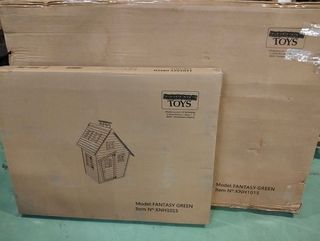 Casita infantil de madera Fantasy verde