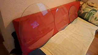 Cristales redondos y rectangulares