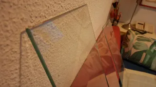 Cristales redondos y rectangulares