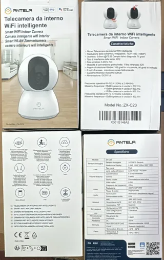 Telecamera WiFi Interno ANTELA 4K Alexa