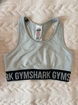 Sujetador deportivo Gymshark gris talla M