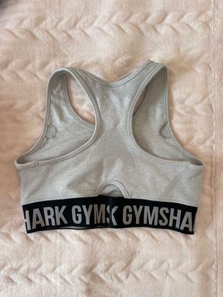 Sujetador deportivo Gymshark gris talla M