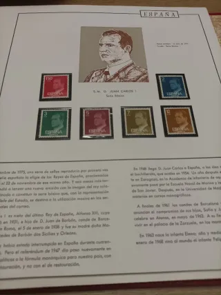 30 Sellos 1976 en hojas y filoestuches originales