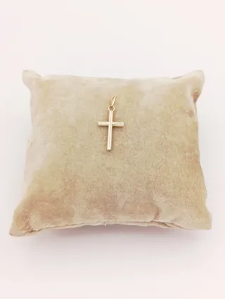 Colgante Cruz en Oro 18k