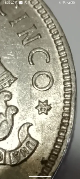 Moneda 5 Pesetas Franco 1949