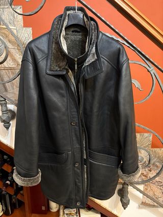 Cappotto Montone Shearling Vera Pelle Pregiata