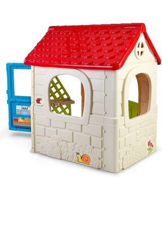 FEBER Giro House, Casa de Juegos con Puerta Giratoria con 6 Áreas de Juego