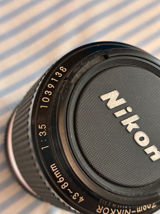 Objetivo zoom Nikon 43-86mm para camaras F