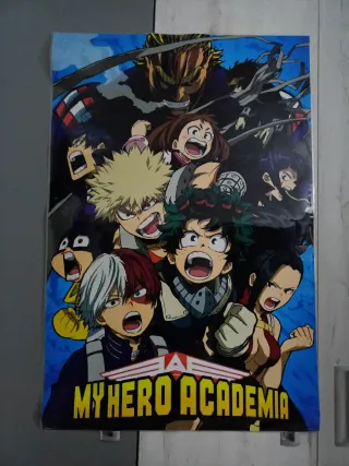 Posters My Hero Academia y Marvel (Infinity War)