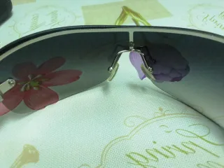 Gafas de sol negras.