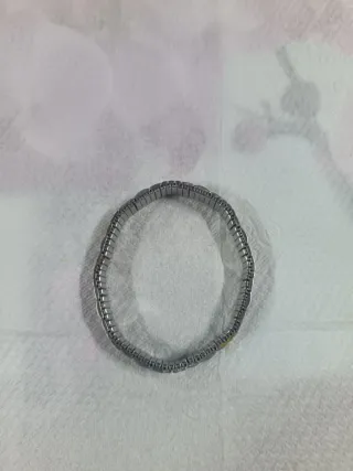 Bracciale con pietre blu e argento