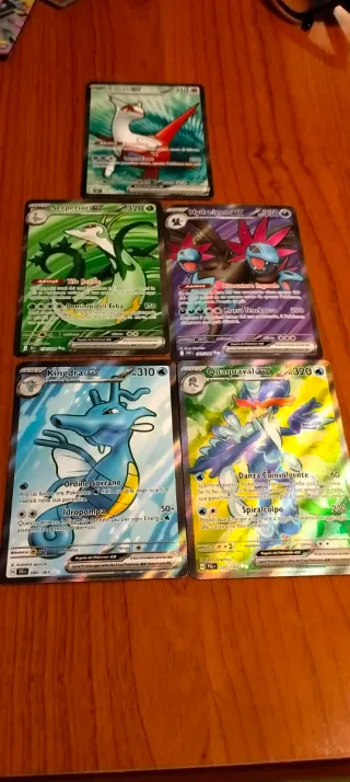 Carte Pokemon - Set 6 Carte Rare